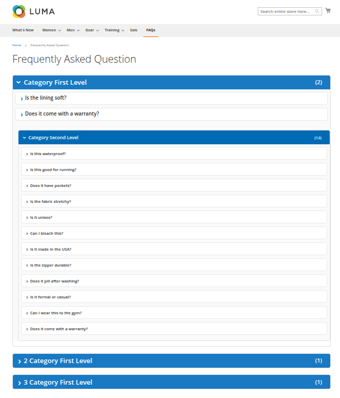 Vista Frontend: Una Página