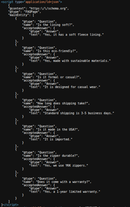 Datos Estructurados (SEO) PDP